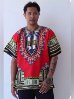 Bohemian Embroidered Kaftan Tunic – Made in Thailand – Size 4